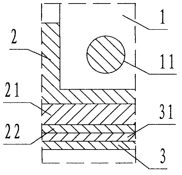 Reciprocating type machine grinding tool