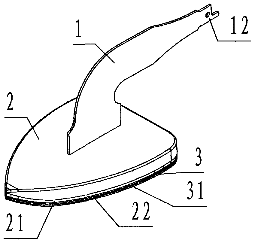 Reciprocating type machine grinding tool