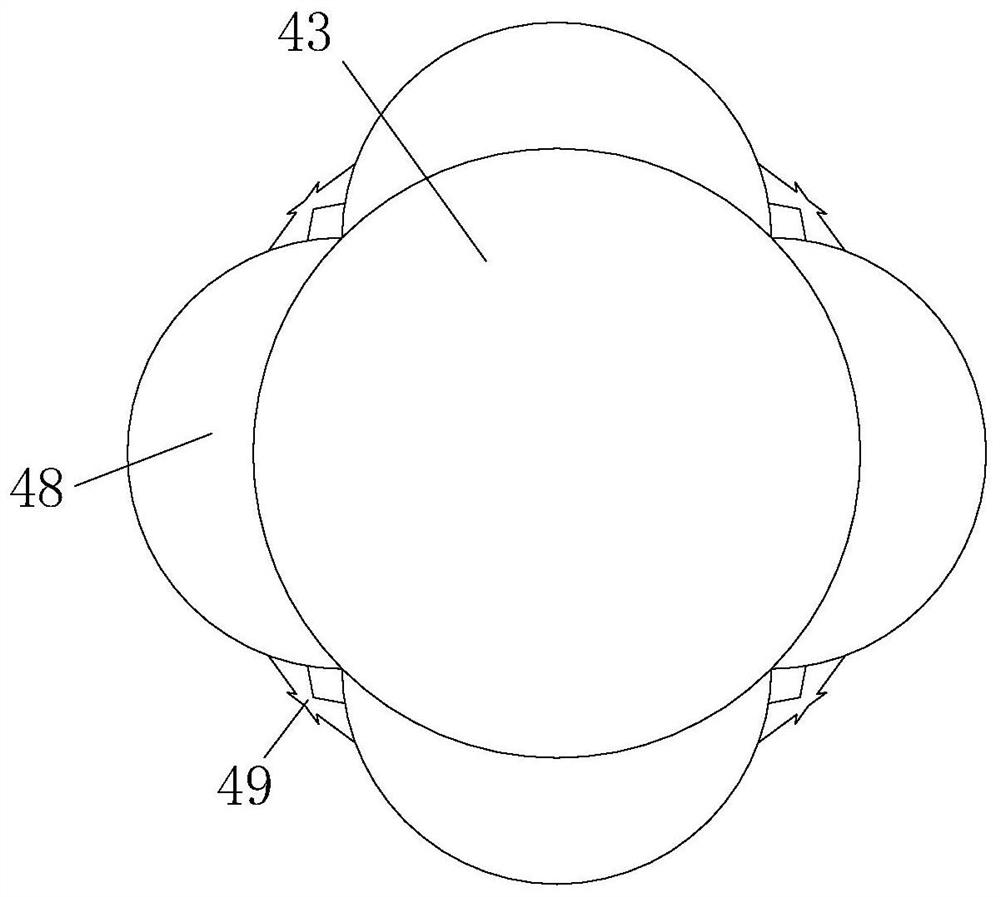 A centralized cleaning device for cucumber burrs for cucumber product processing based on anti-fracture