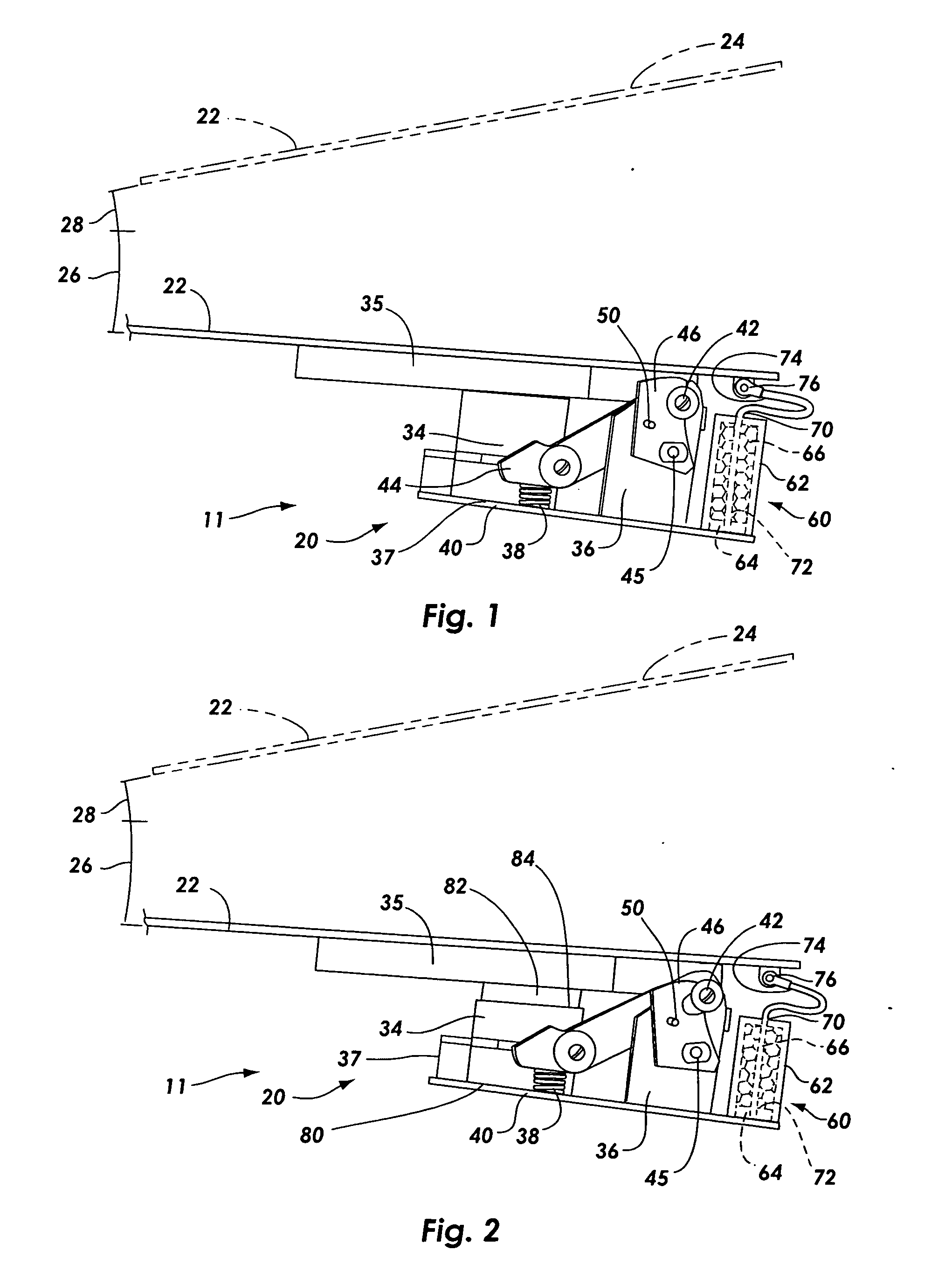 Active vehicle hood system and method