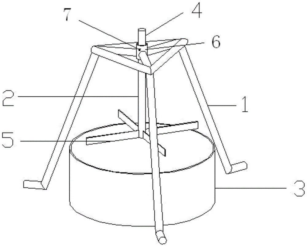 Self-compacting concrete mixture stability test device and test method for filling layer