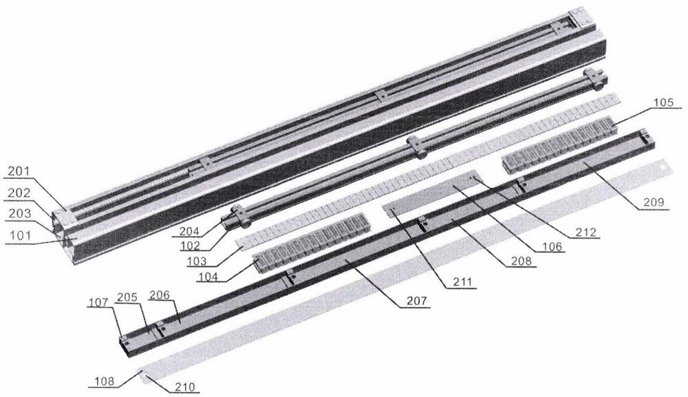 Implementation method of linear motor for automatic sliding door