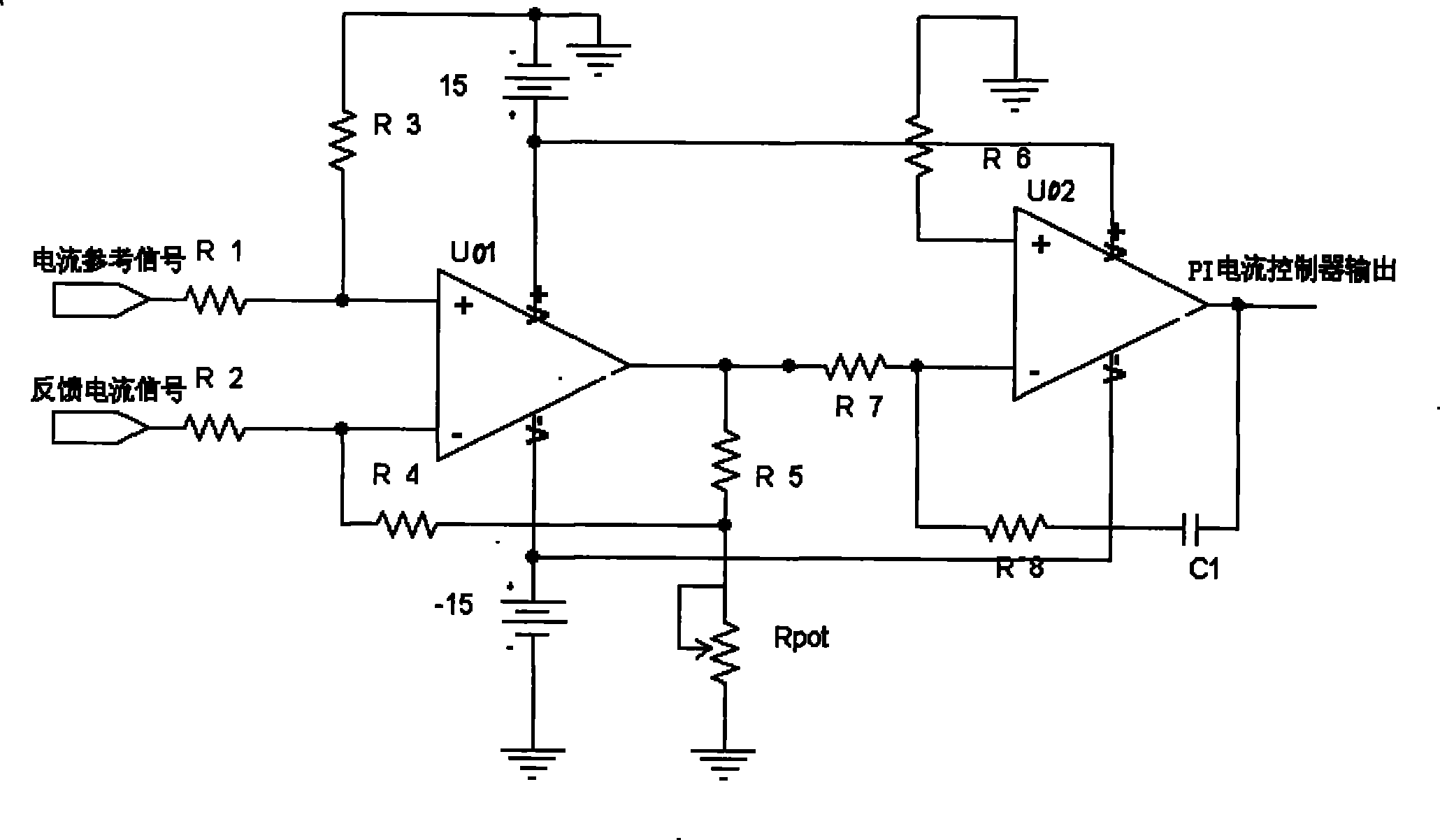 Three-level double-current hysteresis loop power amplifier