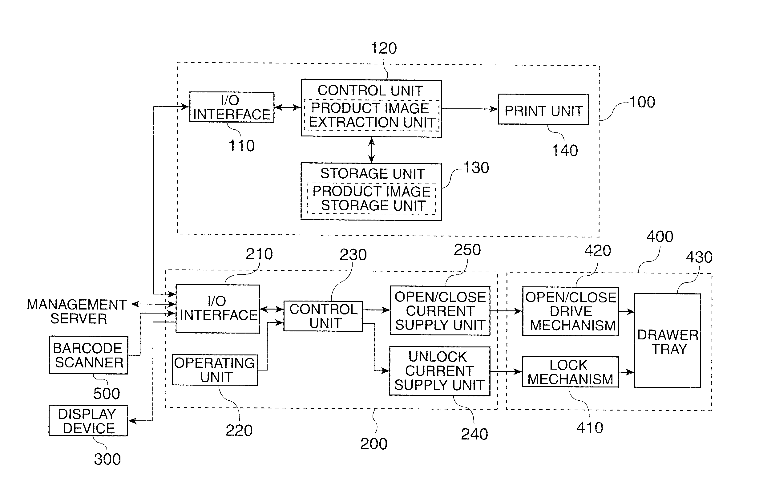 Receipt and claim ticket printing device, and receipt and claim ticket printing system