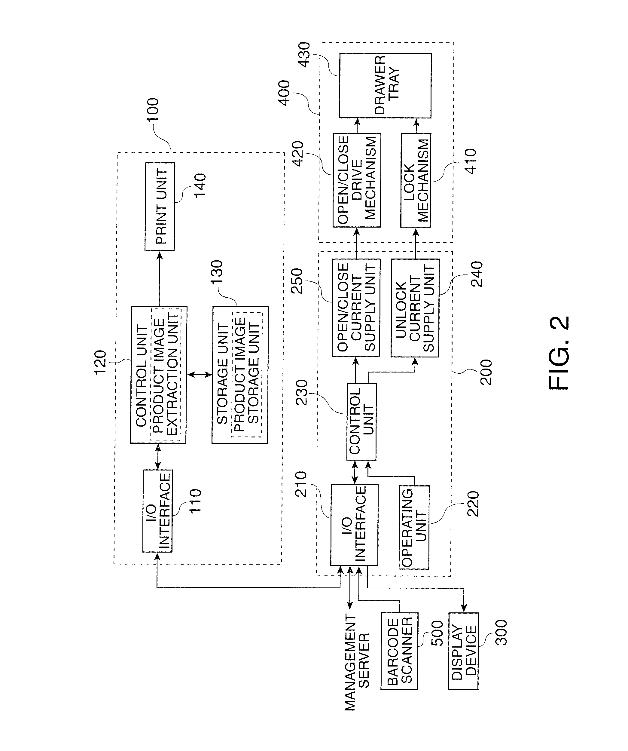 Receipt and claim ticket printing device, and receipt and claim ticket printing system