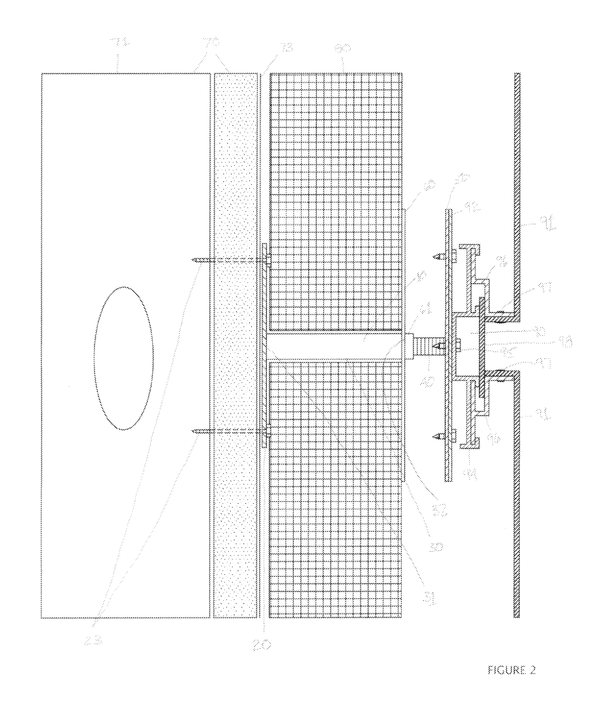 Adjustable bracket for the attachment of building cladding systems