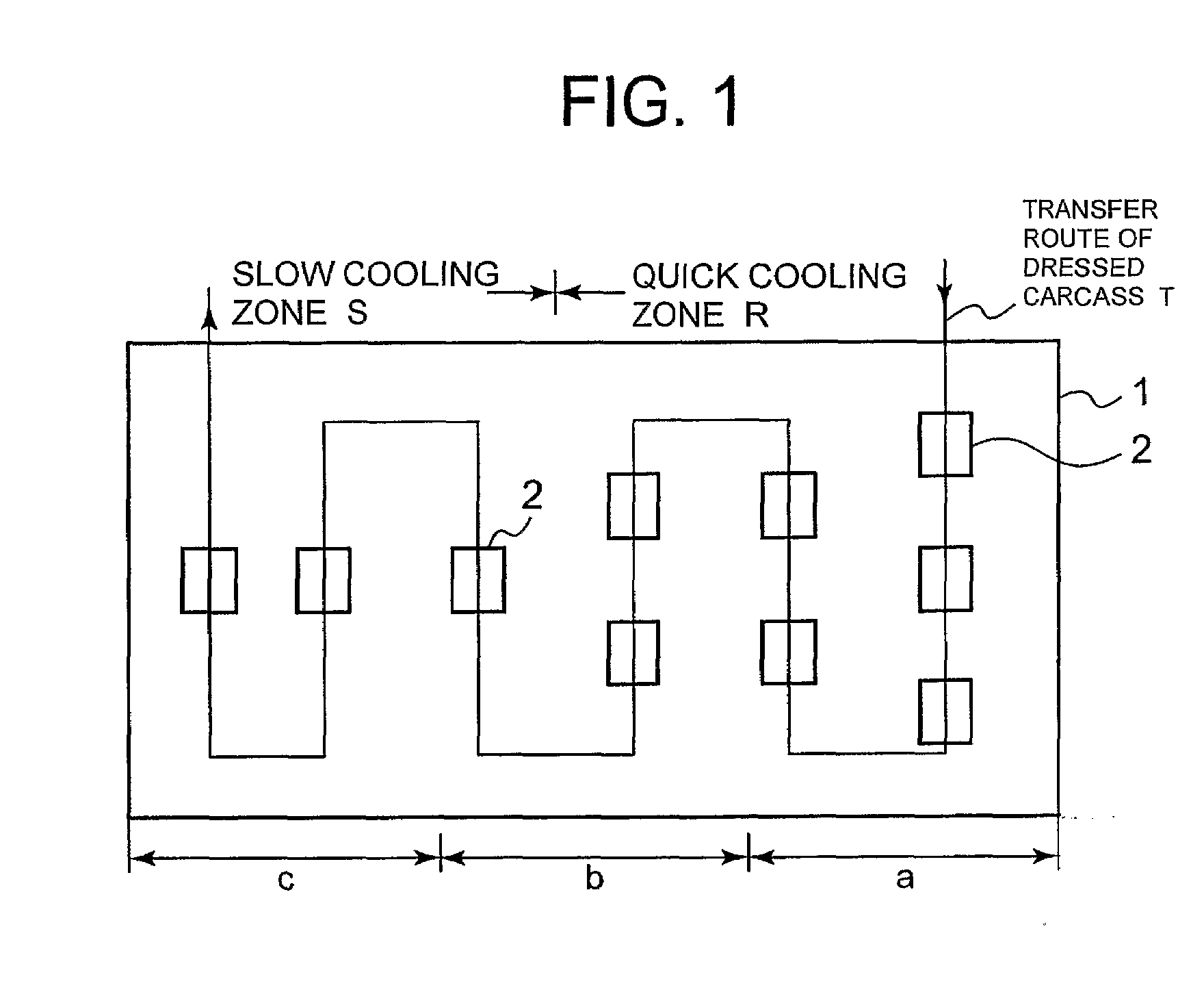 Method and system for cooling of dressed carcasses