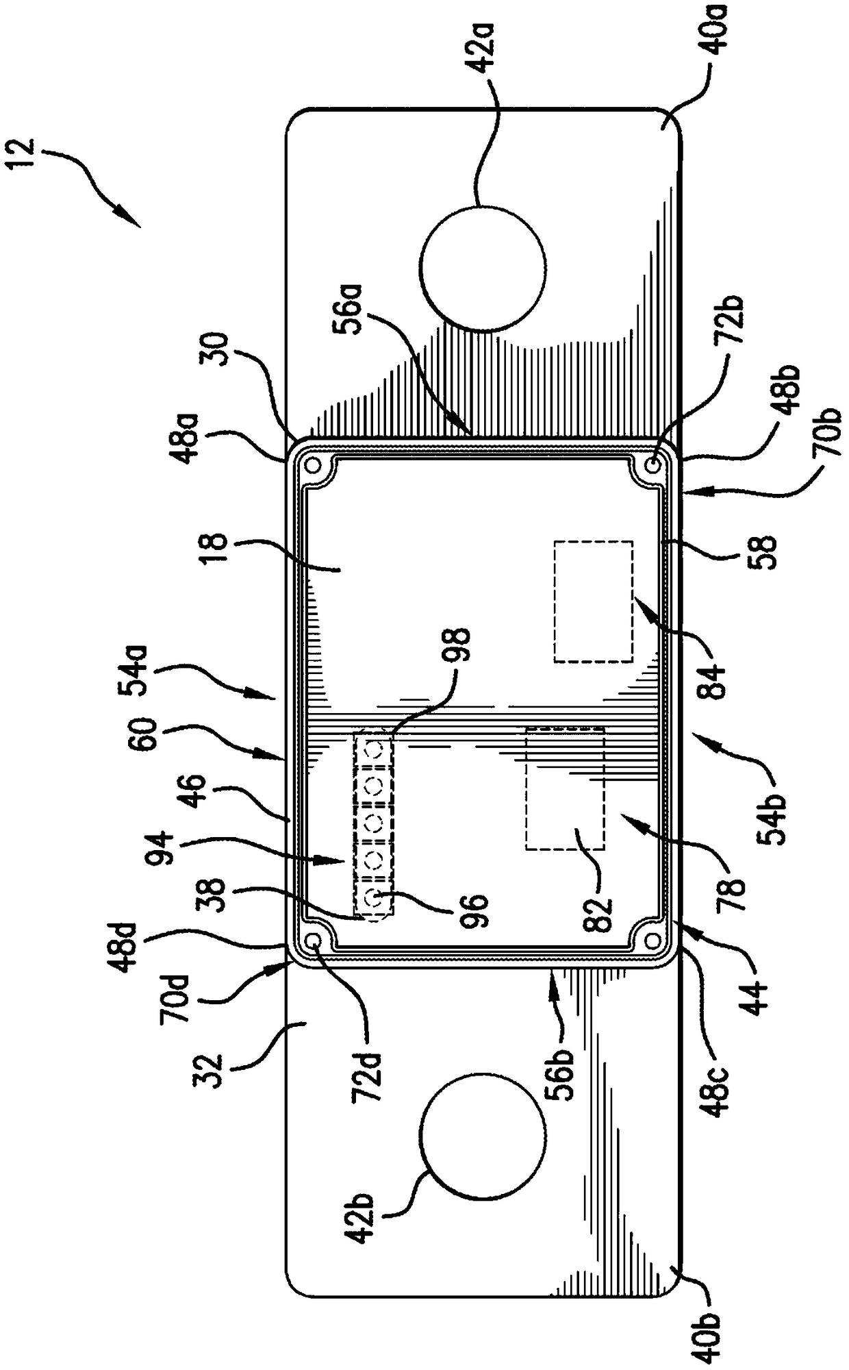 Busbar current sensor assembly