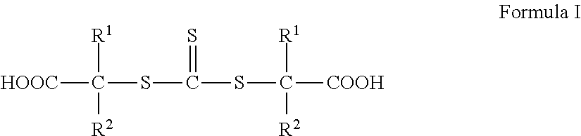 Water soluble chain transfer agents