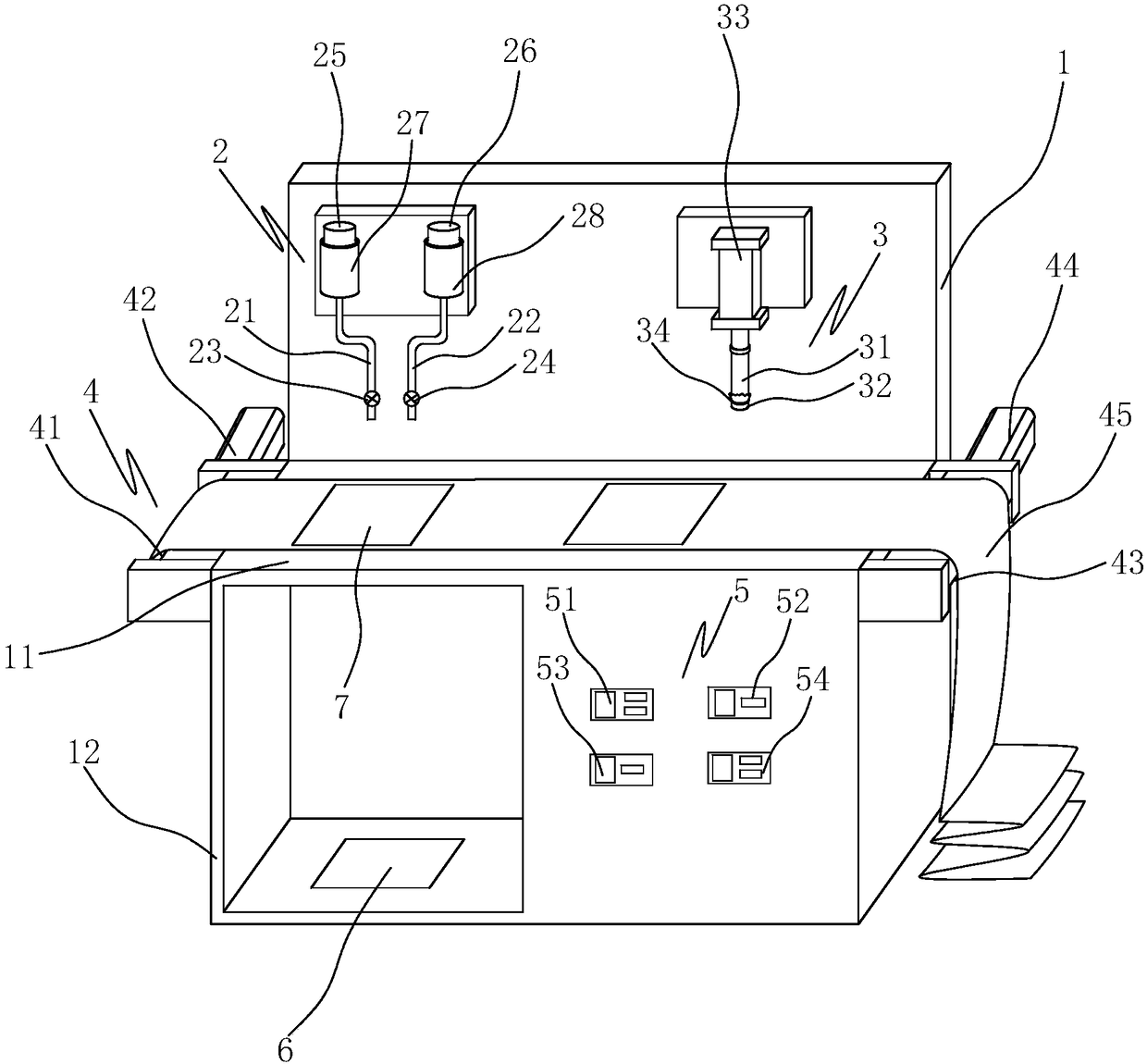 Textile formaldehyde detection device and detection method