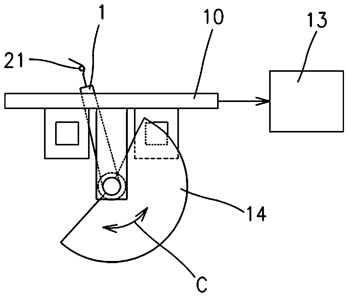 Electromagnetic active compensator of a yarn loop at a workstation of a textile machine and controlling method thereof