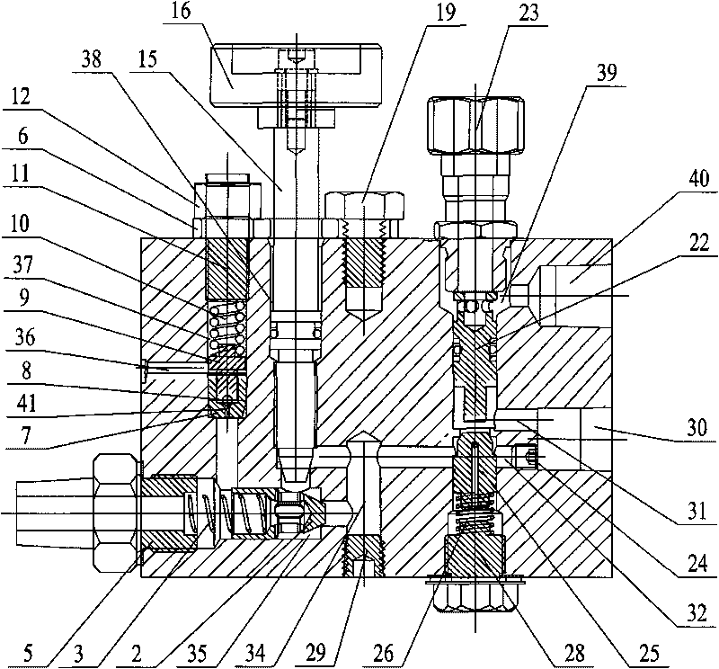 Combined valve