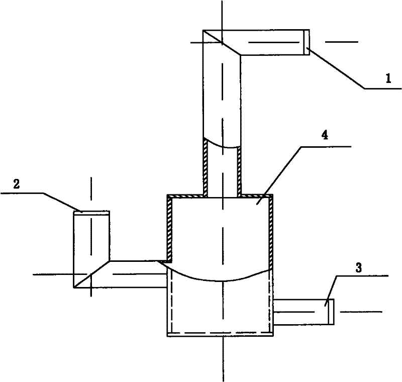 Full-automatic overflow device for gas extraction by drill holes in high-positioned drill site