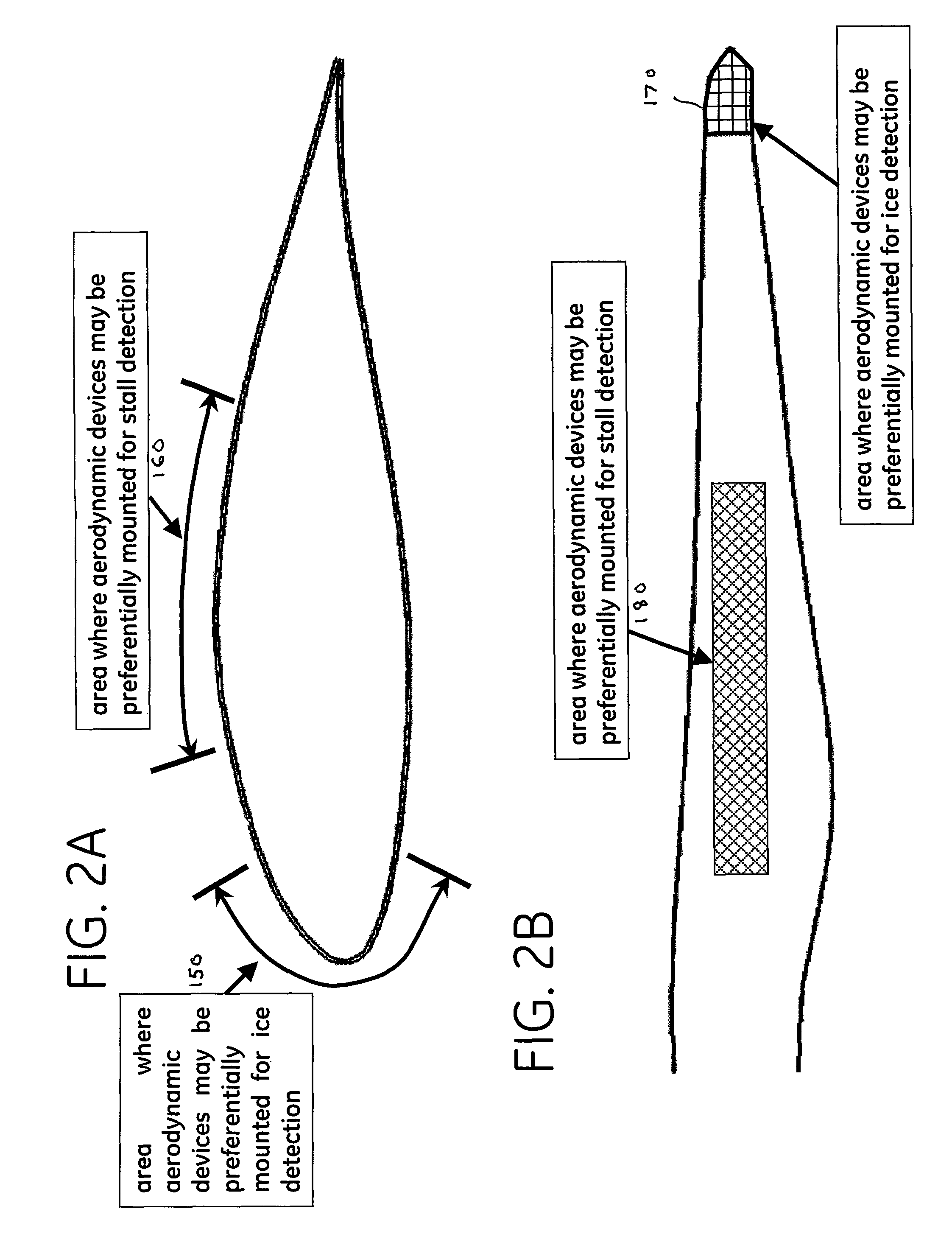 Aerodynamic device for detection of wind turbine blade operation