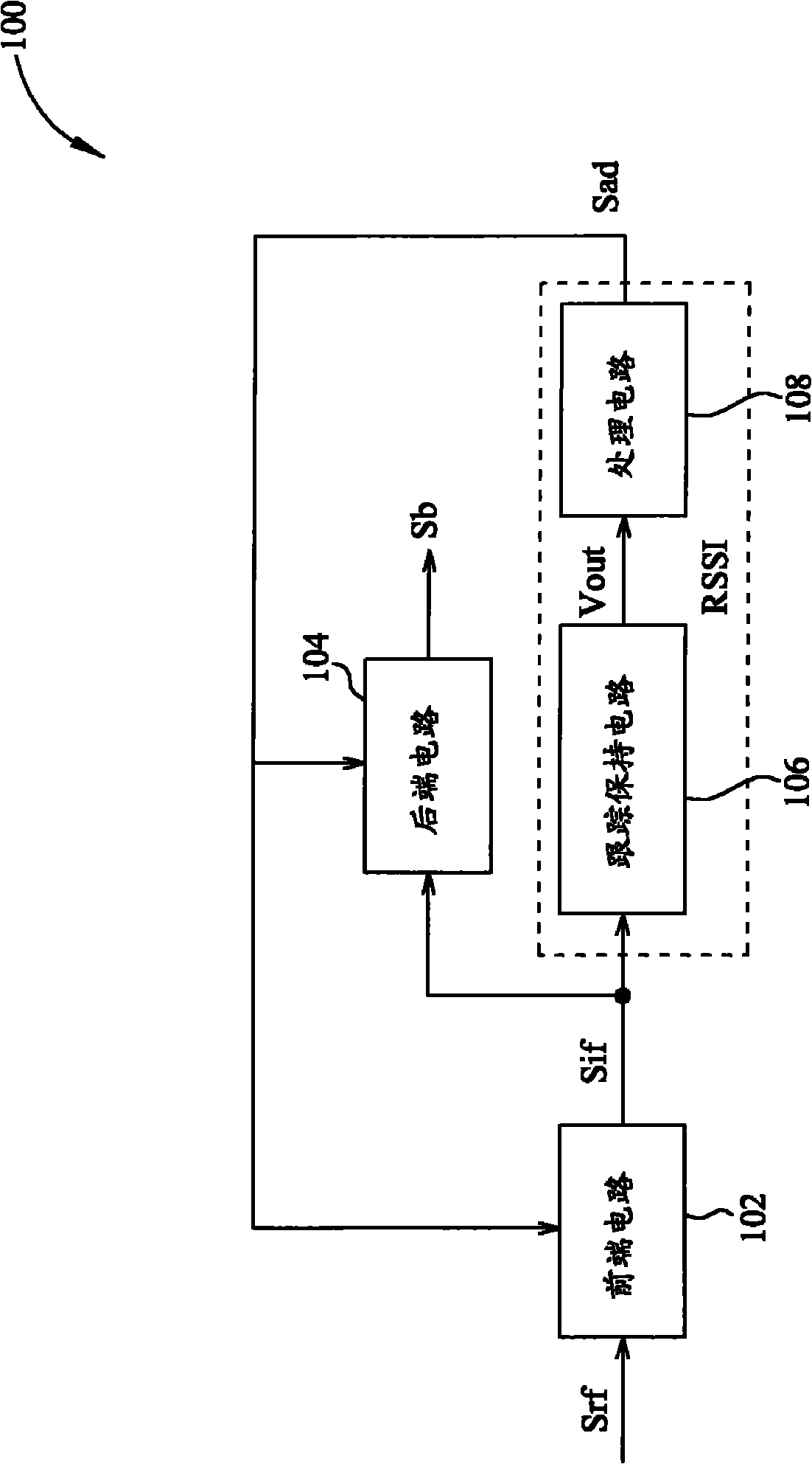 Track and hold circuit, and receiving device