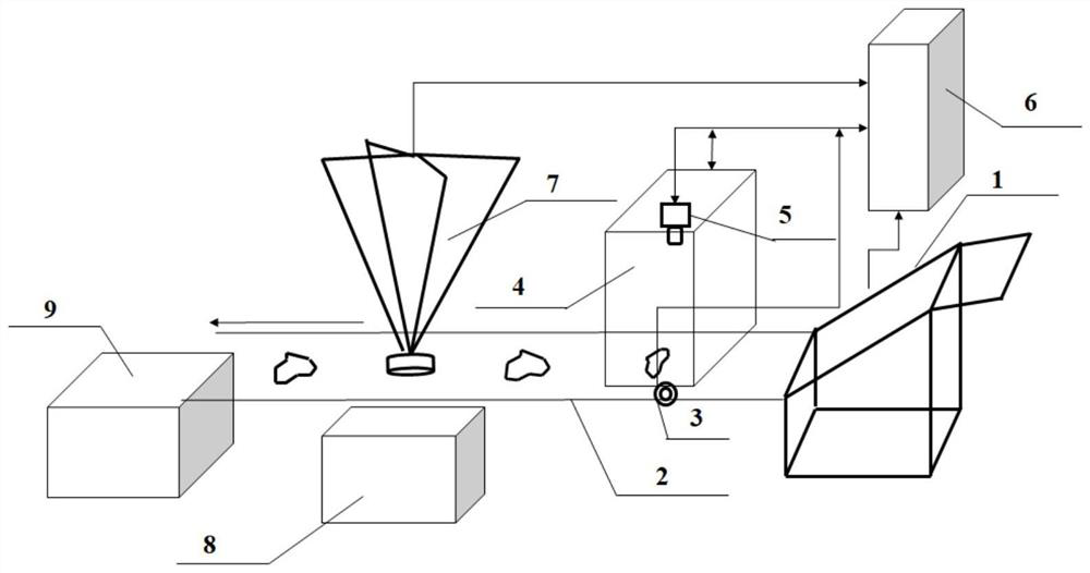 Coal and coal gangue sorting system and method based on polarization imaging