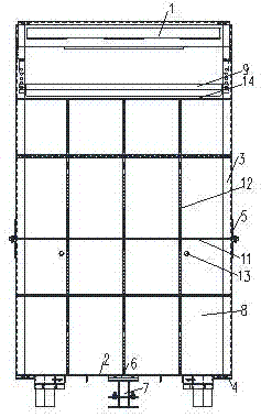 Integral elevator counterweight