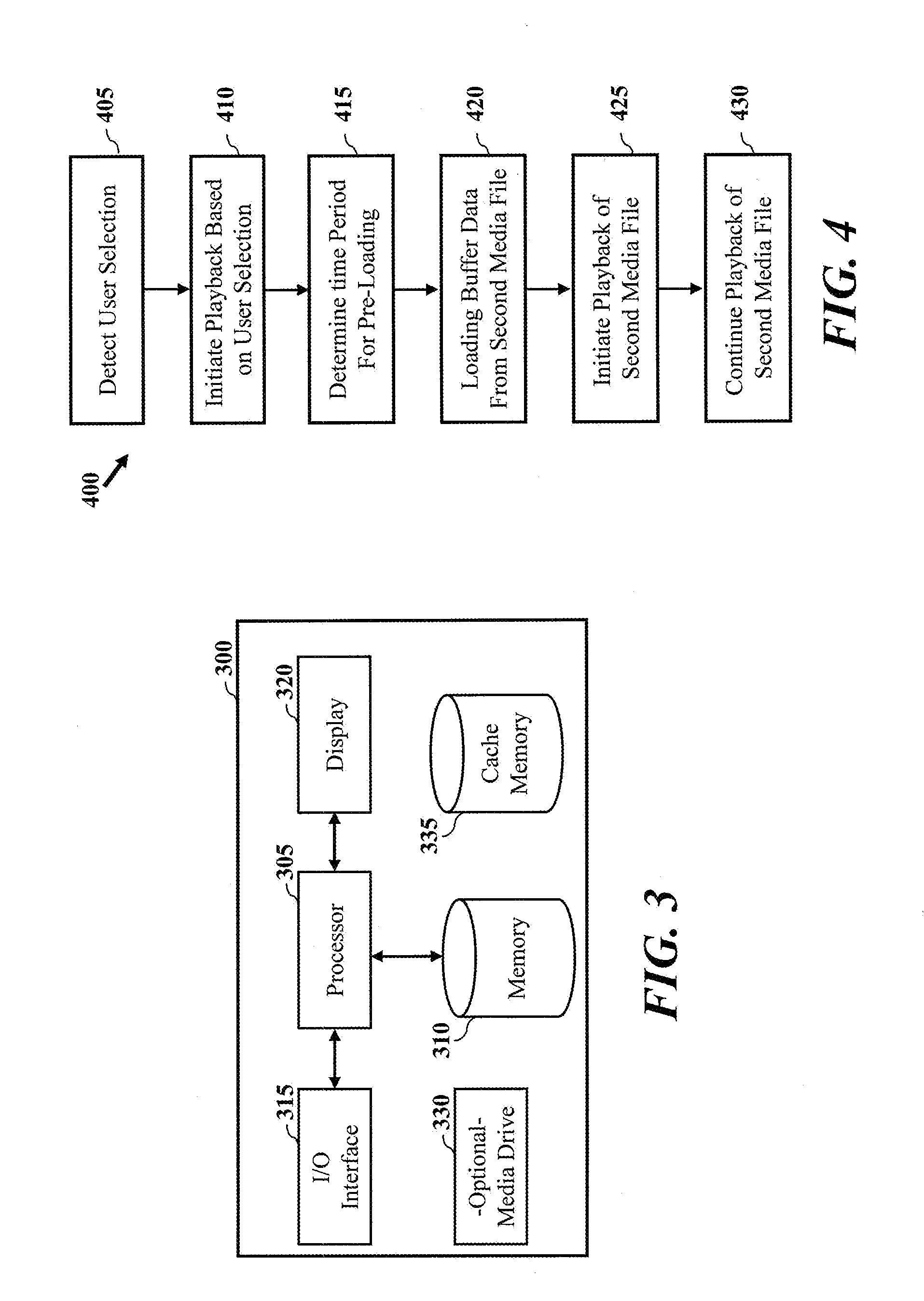Method and apparatus for seamless playback of media