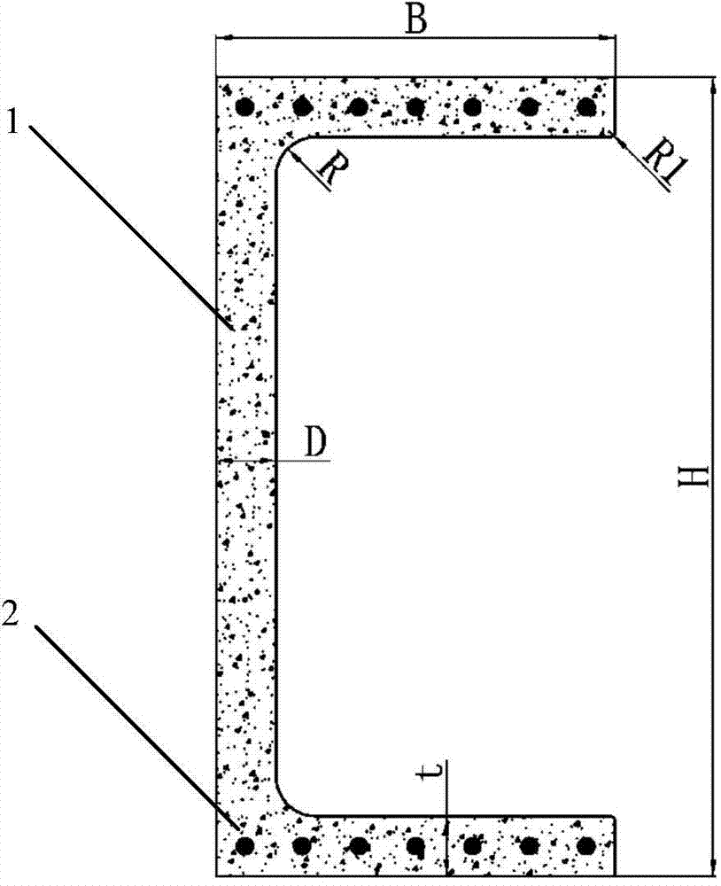 Ultra-high performance cement based groove type profile