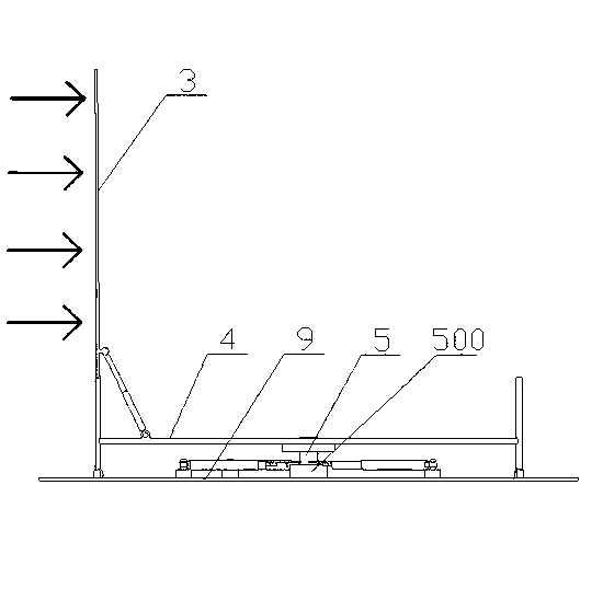 Positioning device of solar energy receiving system