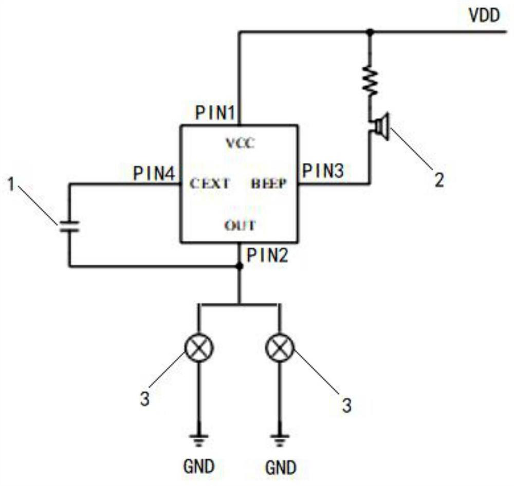 A fully integrated electric vehicle flasher driver chip