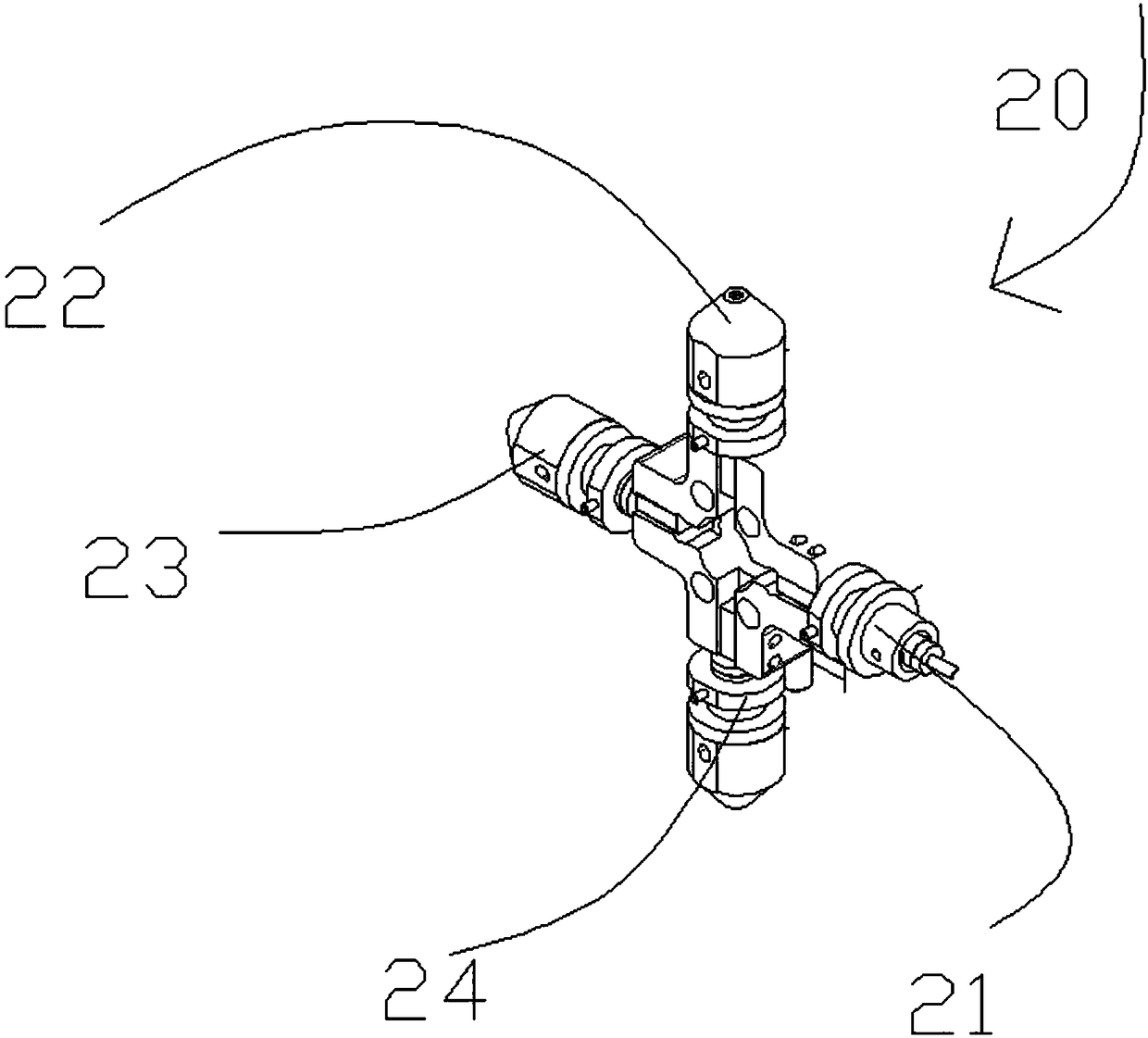 Coil winding and assembling integrated machine