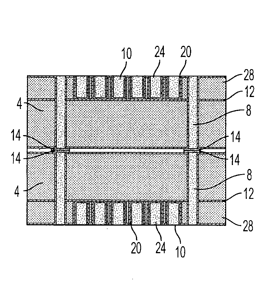 Microfabricated inductors with through-wafer vias