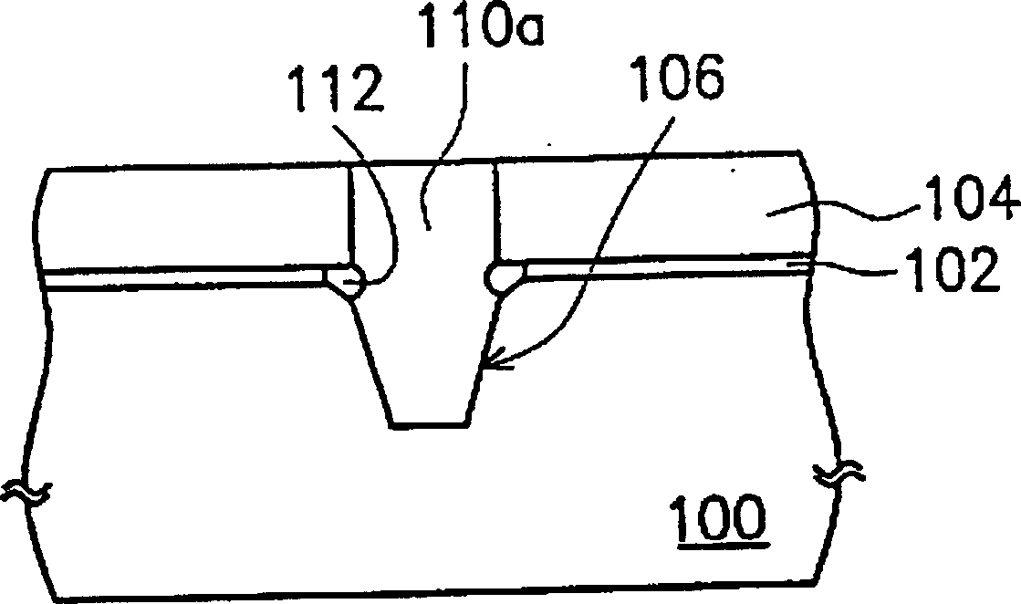 Process for preparing shallow-channel isolating structure