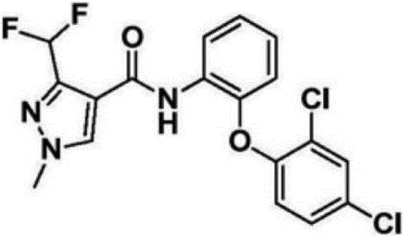 Pesticide composition containing chlorobenzene ester amide and prochloraz