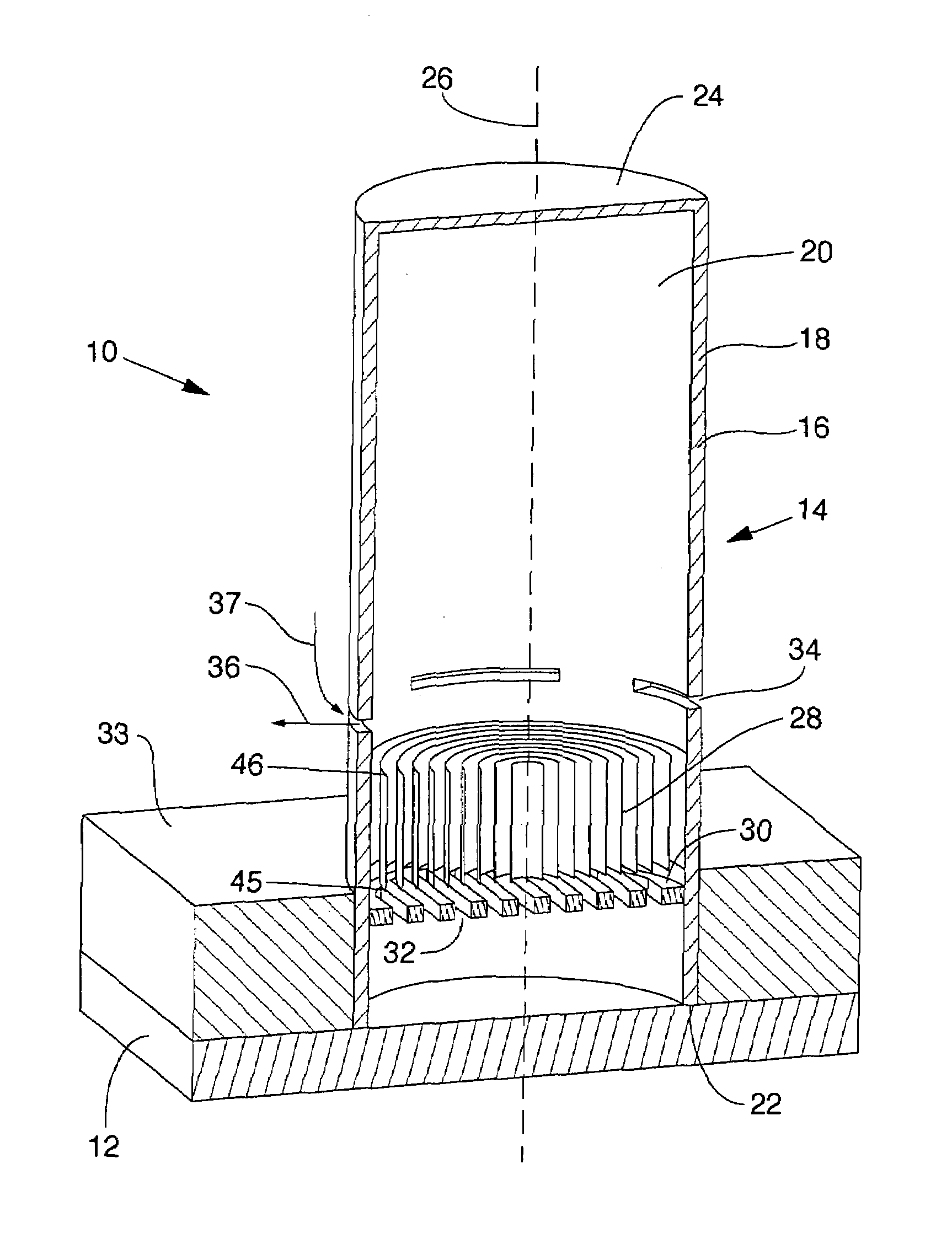 Thermoacoustic cooling device
