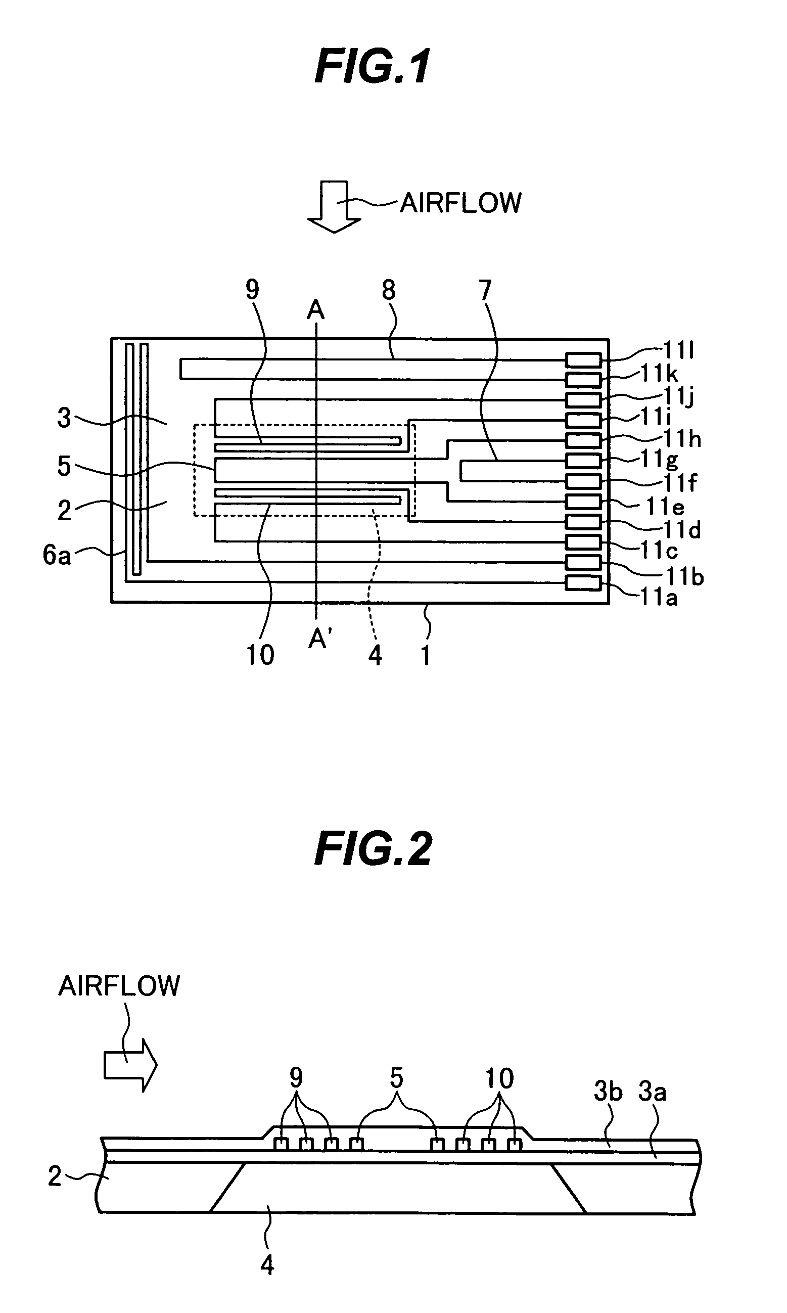Thermal flowmeter for measuring a flow rate of fluid