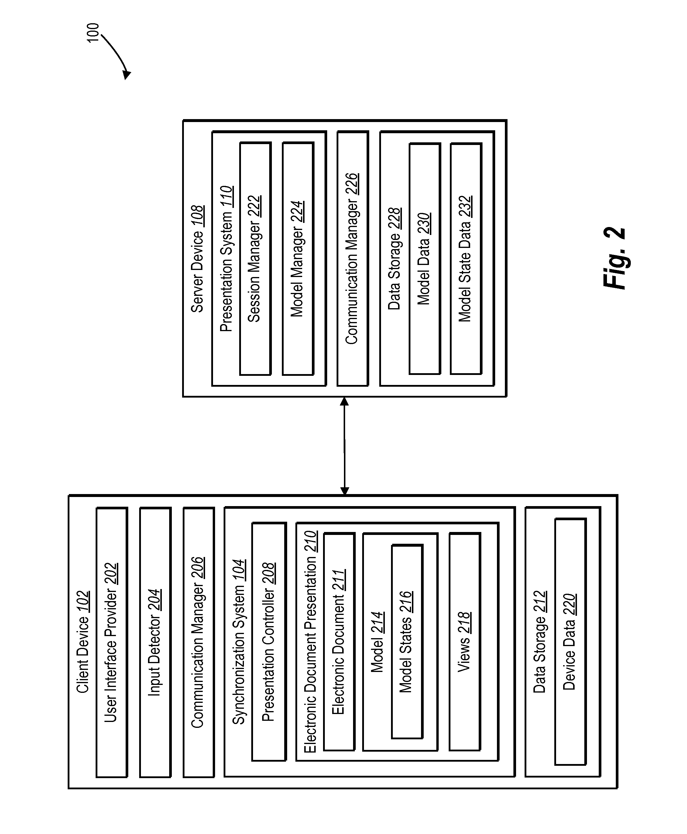 Presenting views of an electronic document