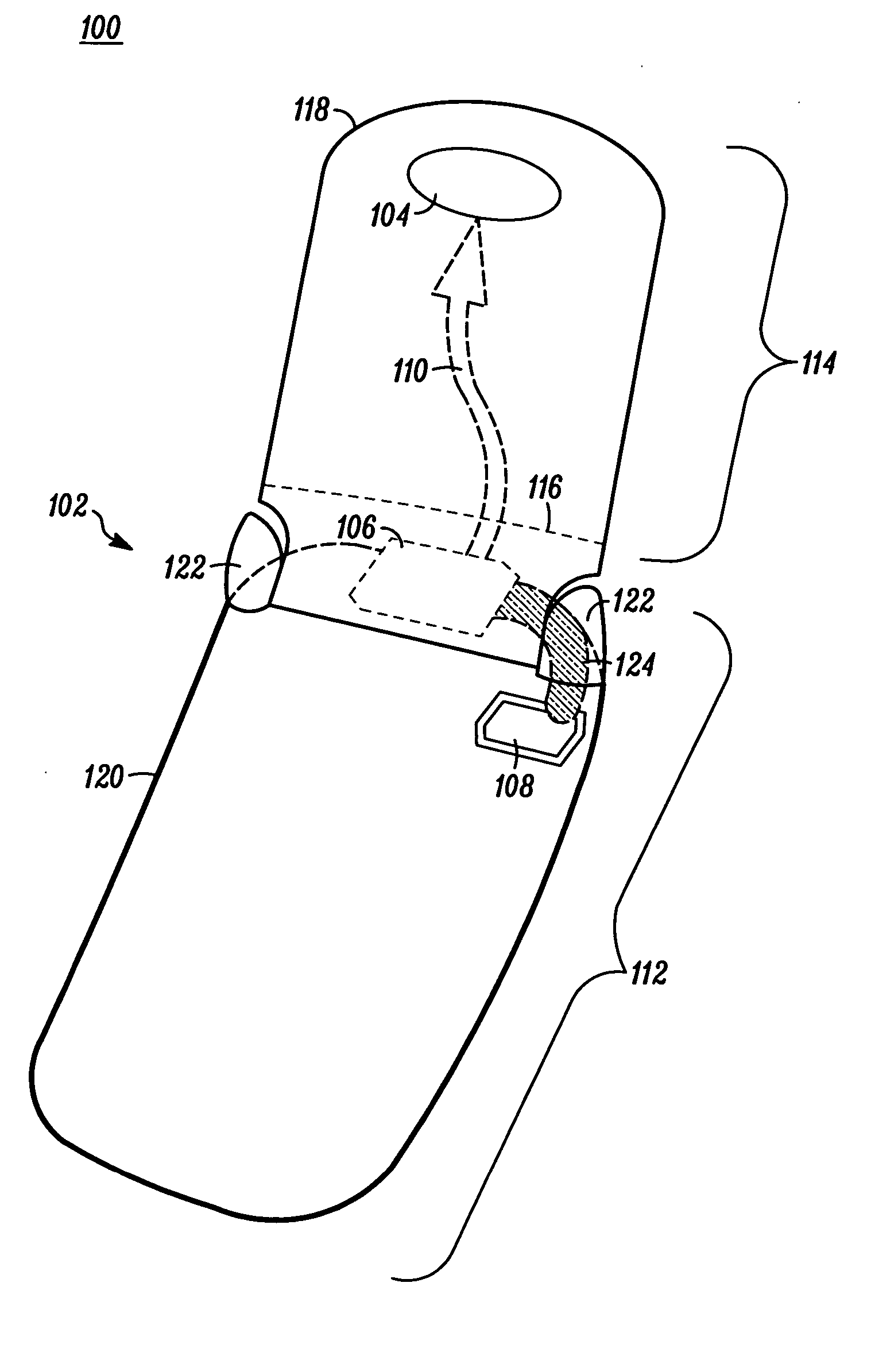 Wireless communication device having electromagnetic compatibility for hearing aid devices
