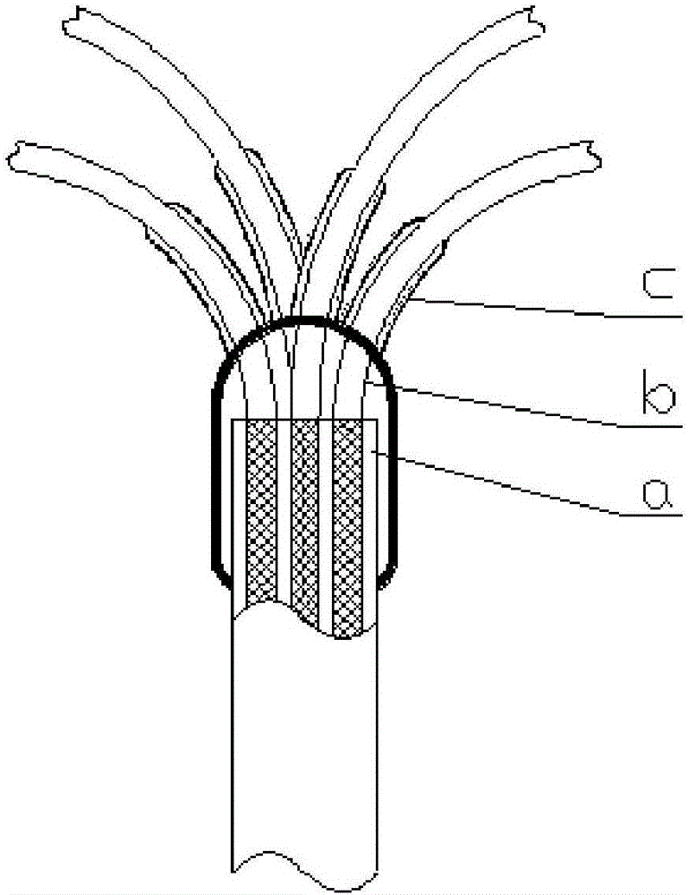 Main-cable sealing structure of submersible electric pump