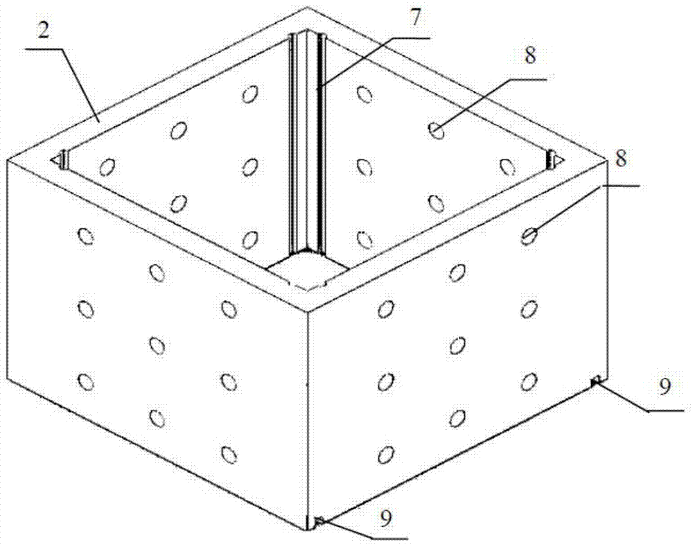 An adaptive structural plane shear box device