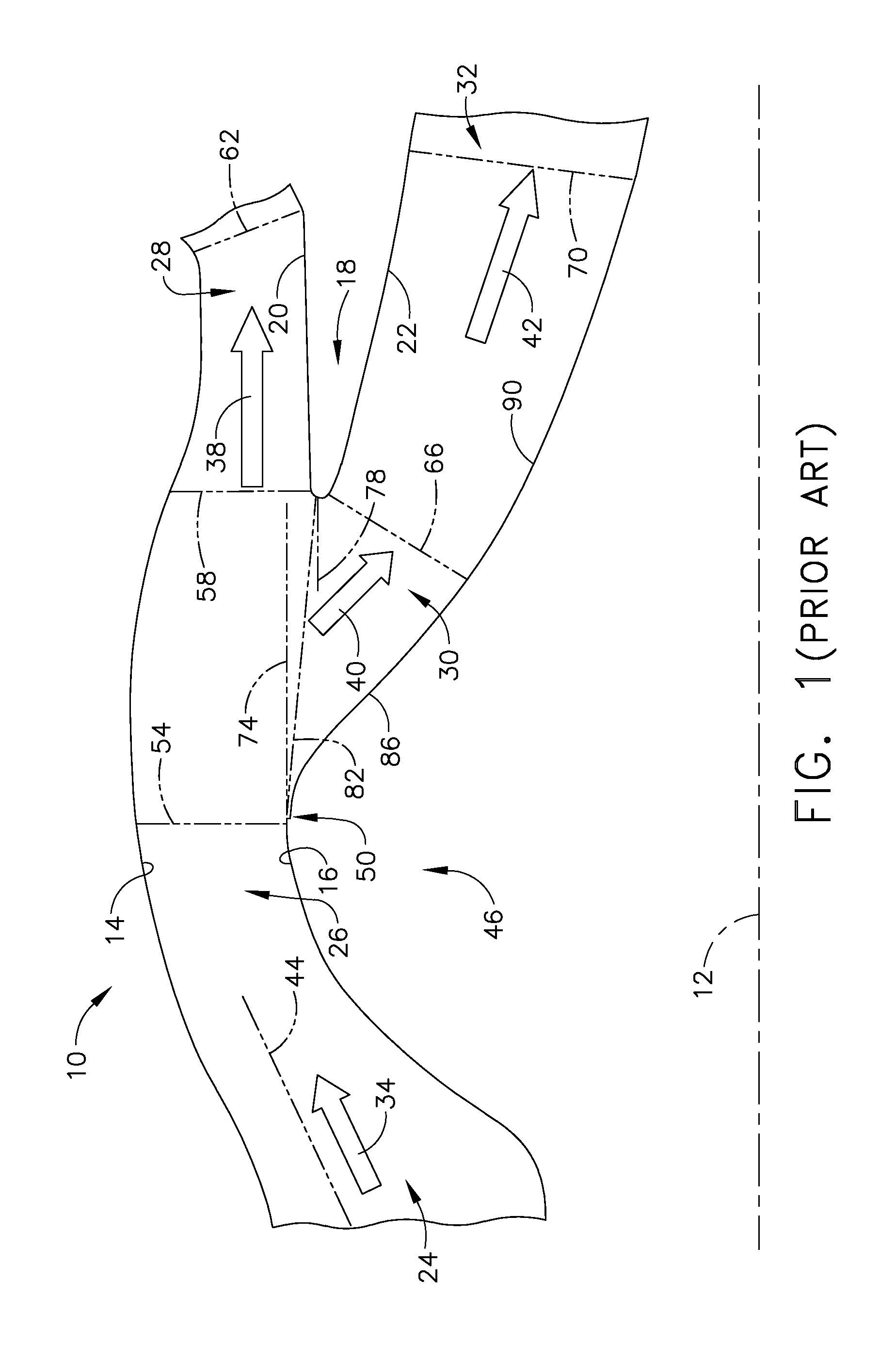 Particle separator using boundary layer control
