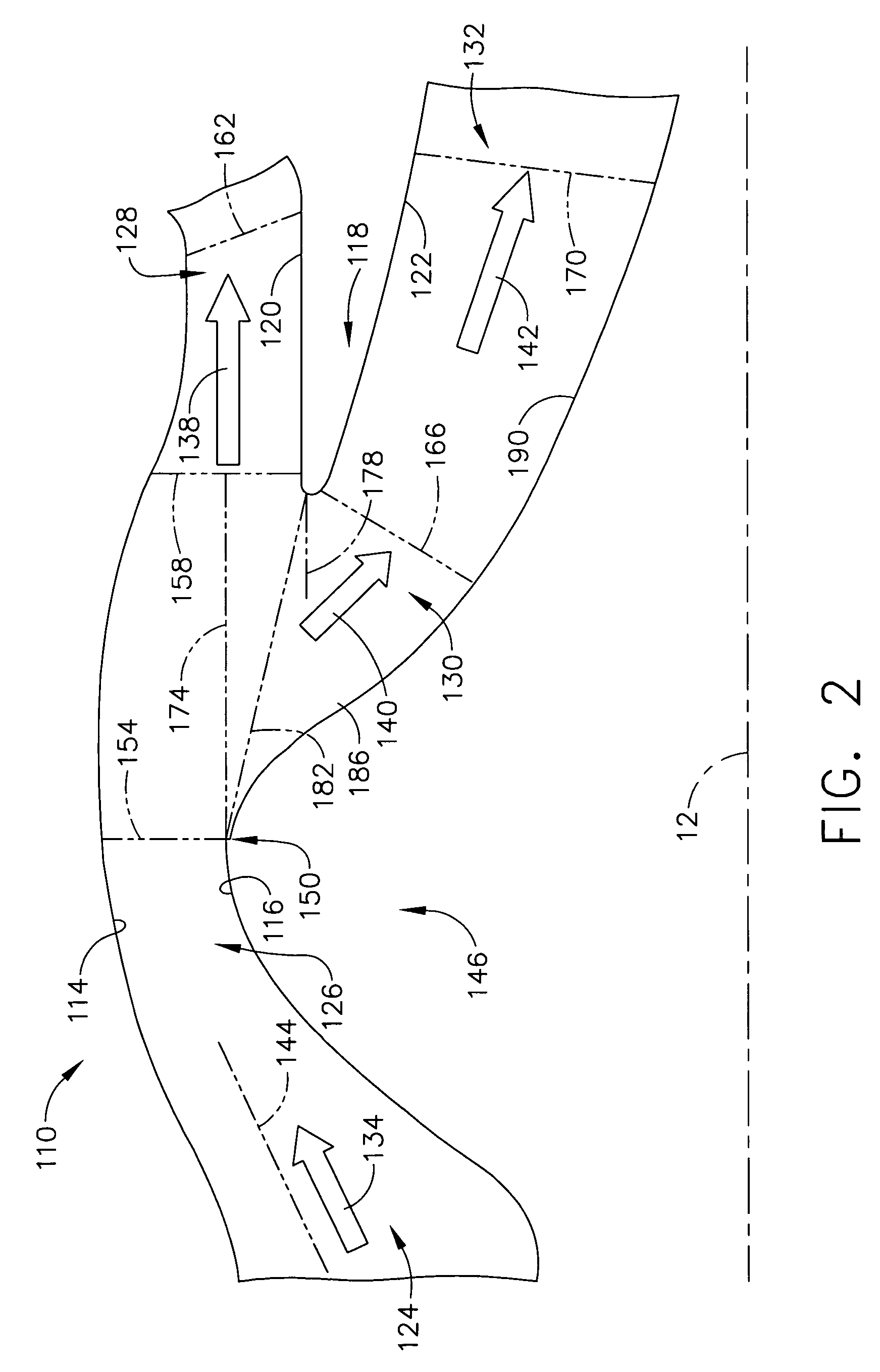 Particle separator using boundary layer control