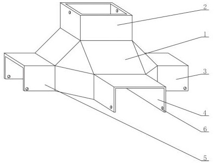 An energy-saving polymer corrosion-resistant cable tray