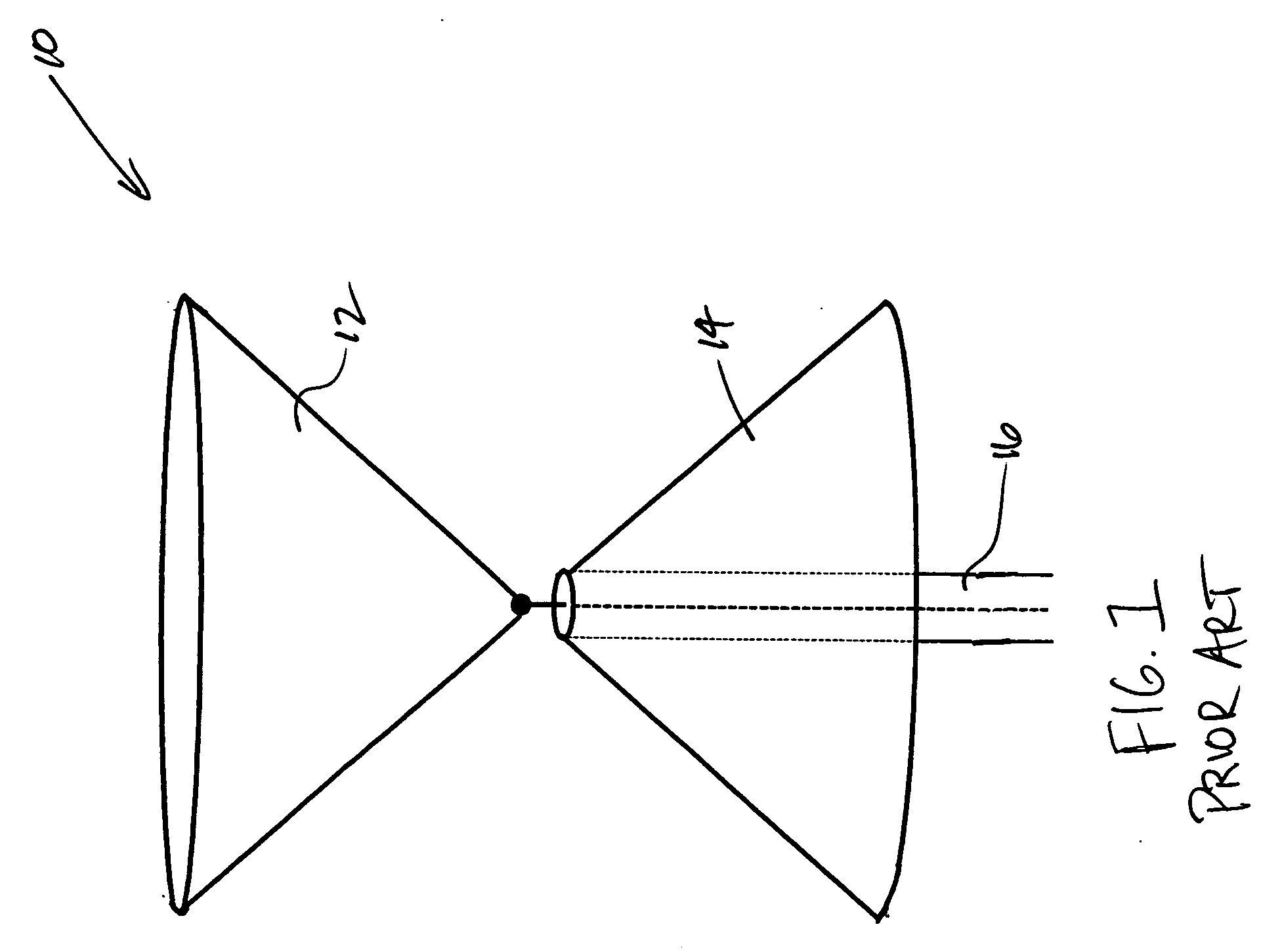 Conical dipole antenna and associated methods