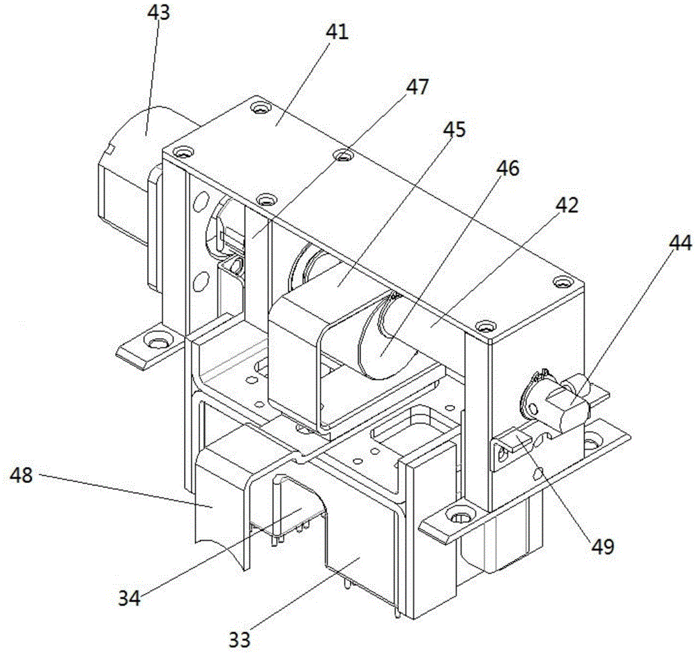 A flameproof device with an interlocking mechanism