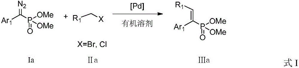 A kind of preparation method of alkenyl phosphonate compound