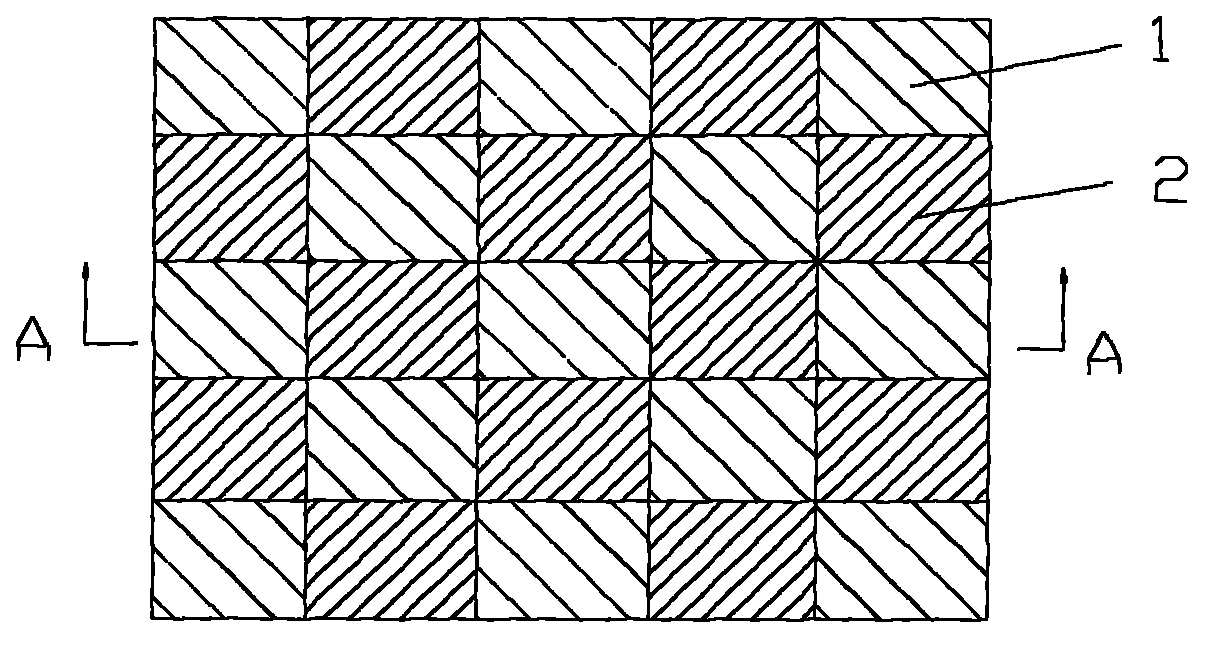 Checked looped fabric