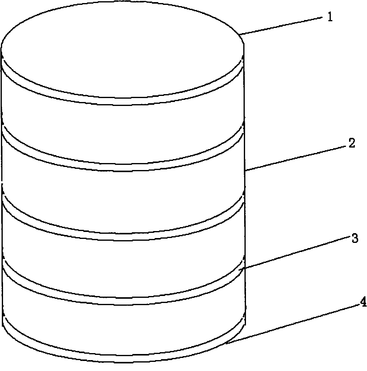 Container for cultivating cordyceps militaris