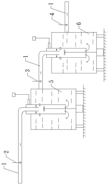 Recycling treatment system for fluorine-containing coating wastewater