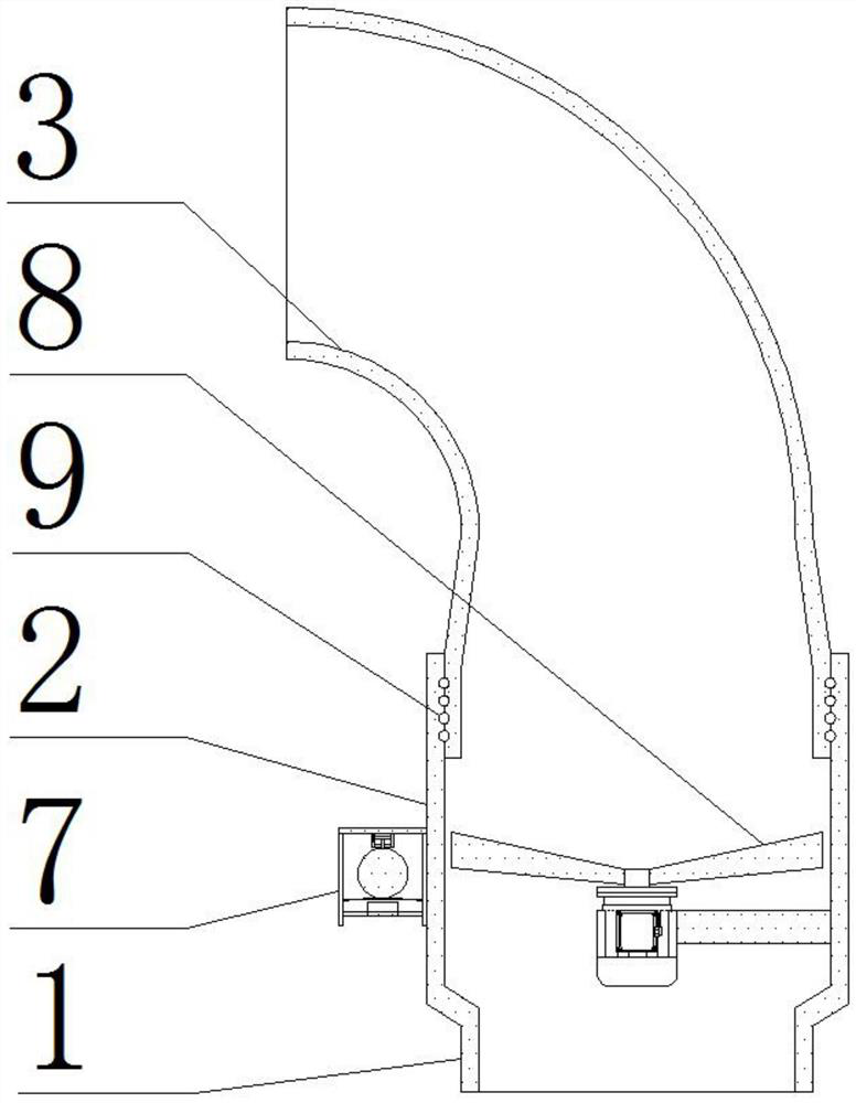 Energy-saving ventilation device for green building