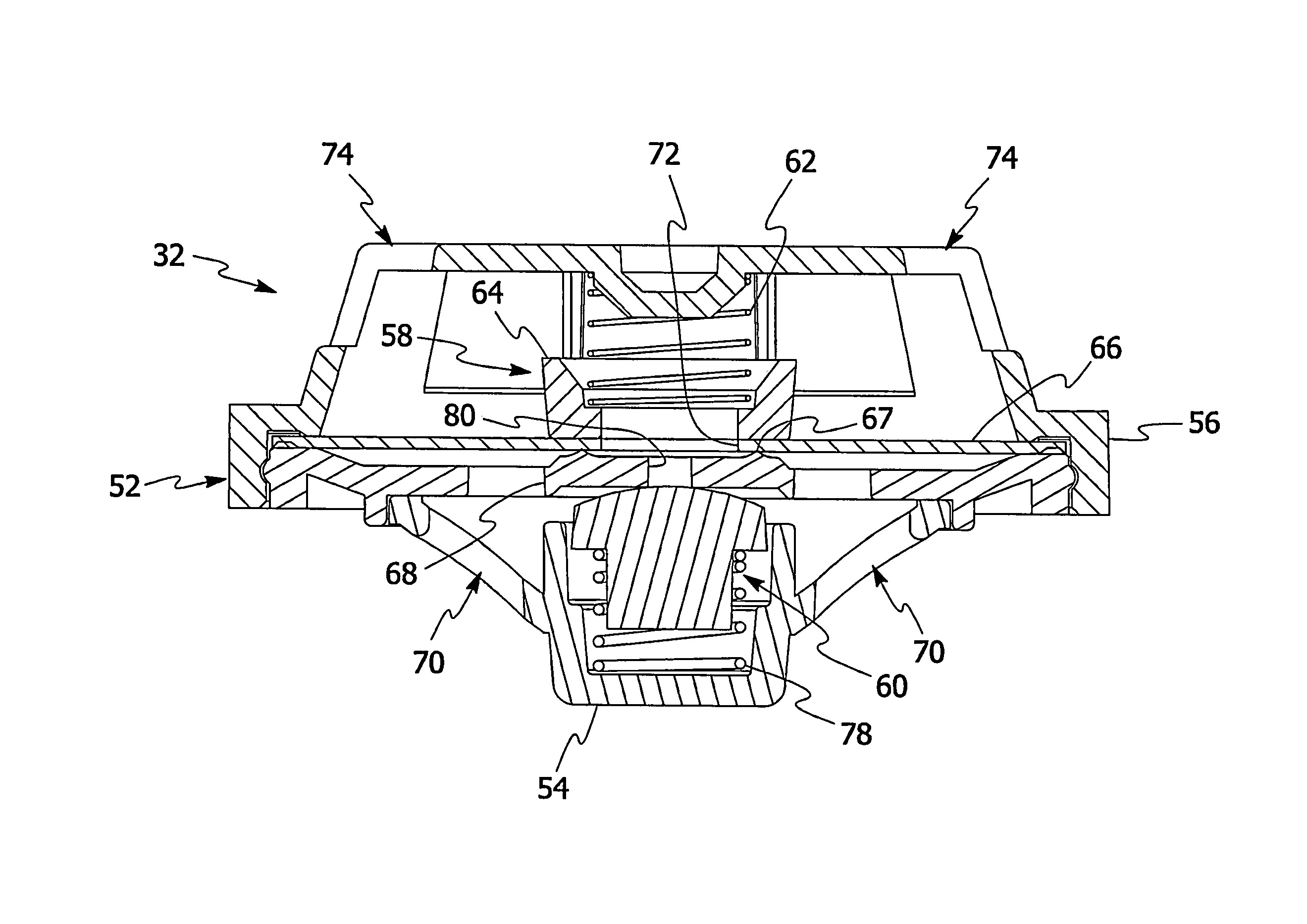 Apparatus for dispensing a liquid from a liquid storage container