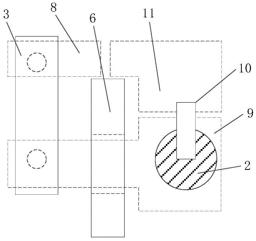 A package structure of pulse power switch circuit