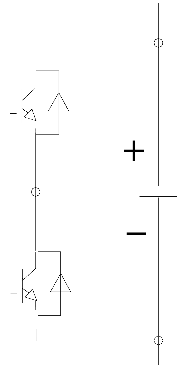 Novel modular multilevel converter submodule topology circuit and control method thereof