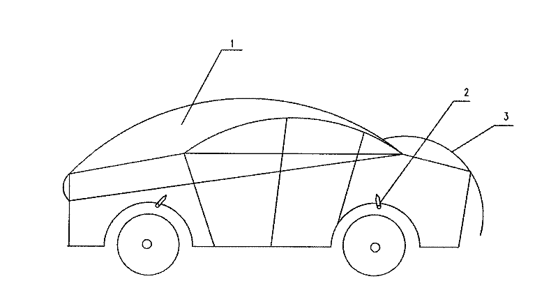 Sun-proof cooling method and device for compact car