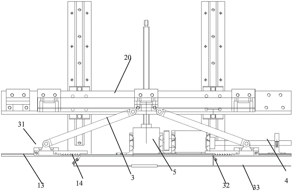 Perpendicular lifting type high safety double-power-source power supply device and control method thereof